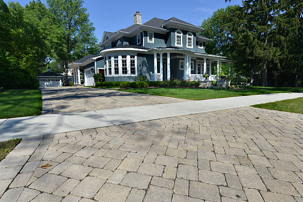 Residential Paver Driveway in Columbus, KS
